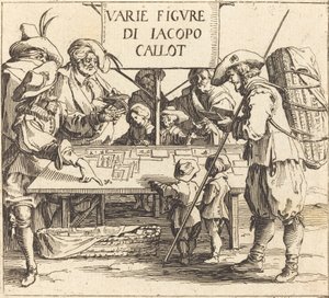 صورة أمامية لـ "Varie Figure" بواسطة جاك كالوت
