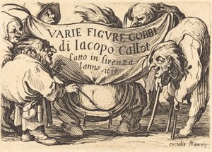 صورة أمامية لـ "Varie Figure Gobbi" ("شخصيات أحدب مختلفة") بواسطة جاك كالوت