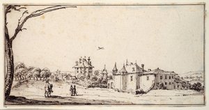 La Vieille et la Neuve Malgrange (قلم وحبر بني على ورق) بواسطة جاك كالوت
