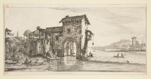 Le moulin a eau (The Mill on the Water) ، من المناظر الطبيعية لجيوفاني دي ميديشي بواسطة جاك كالوت