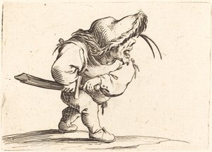 رجل يستعد لرسم سيفه ، ج. 1622. بواسطة جاك كالوت