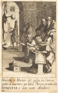 ماريوتو دي مارتينو ، 1619. بواسطة جاك كالوت