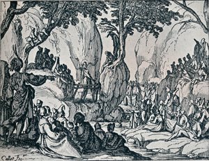 رقم III. -سانت. جون الوعظ ، 1635 ، 1924 بواسطة جاك كالوت