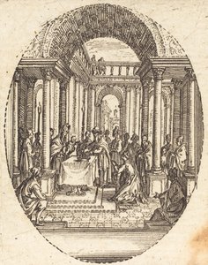 عرض في الهيكل ، ج. 1631. بواسطة جاك كالوت