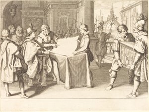 ترميم الكاتدرائية ، فلورنسا ، ج. 1614. بواسطة جاك كالوت