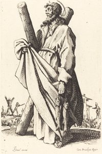 القديس أندرو ، نُشر عام 1631. بواسطة جاك كالوت