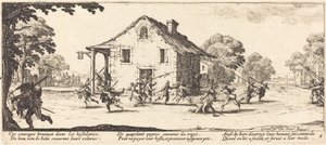 مشهد النهب ، ج. 1633. بواسطة جاك كالوت