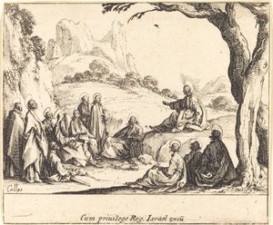 عظة الجبل 1635. بواسطة جاك كالوت