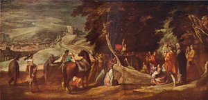 القديس يوحنا الوعظ في البرية ، c1620-1635 ، 1924 بواسطة جاك كالوت