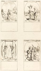شارع. Thecla ، سانت. لينوس ، القديسين. Andochius و Thyrsus ، سانت. كليوباس بواسطة جاك كالوت