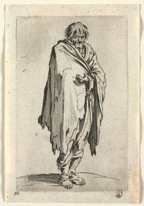 المتسولون: متسول بدون قبعة أو حذاء ، ج. 1623. بواسطة جاك كالوت