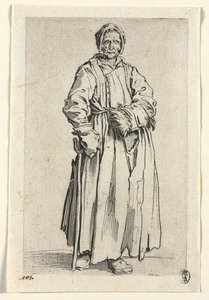 المتسولون: امرأة أعور ، ج. 1623. بواسطة جاك كالوت
