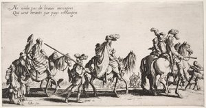 The Bohemians: The Bohemians Marching: The Vanguard، c. 1621-1625. بواسطة جاك كالوت