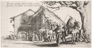 البوهيميون: مكان التوقف: The Fortune Teller ، c. 1621-1625. بواسطة جاك كالوت