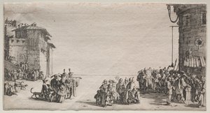 سوق الرقيق ، 1629. بواسطة جاك كالوت