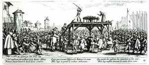 العجلة ، اللوحة 14 من "البؤس ومصائب الحرب" ، نقشها إسرائيل هنرييت (c.1590-1661) 1633