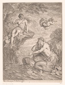 Glaucus en Scylla بواسطة جاك دومون