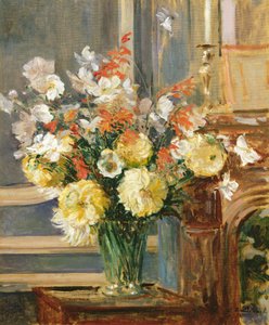 Summer Flowers (oil on canvas)