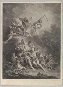 L'Hymen et l'Amour Hymen and Cupid، القرن الثامن عشر.