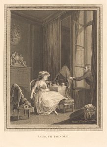 حب تافه بواسطة Jacques Firmin Beauvarlet after Pierre Antoine Baudouin