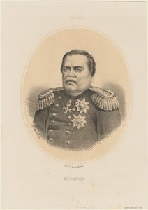 صورة للكونت نيكولاي مورافيوف - أمورسكي 1809-1881 ، 1865