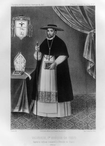 فنسنت دي فالفيردي ، أسقف كوزكو الأول ، 1852.