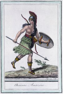 الأمازون القديمة - في "" موسوعة الرحلات "" بقلم Grasset St Sauveur ، محرر. 1796 بواسطة جاك غراسيت دي سانت سوفير