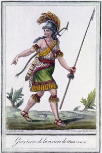 محارب نهر الأمازون - في "" موسوعة الرحلات "بقلم Grasset St Sauveur ، محرر. 1796 بواسطة جاك غراسيت دي سانت سوفير