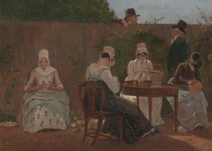 عائلة شالون في لندن بواسطة Jacques Laurent Agasse