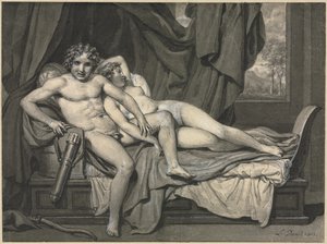 كيوبيد والروح 1813. بواسطة جاك لويس ديفيد