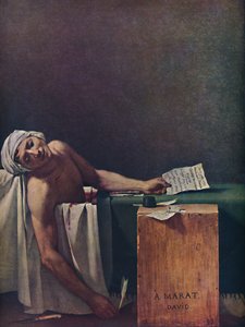 مارات قاتل ، موت مارات ، 1793 ، 1937.