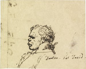 صورة لجورج جاك دانتون 1759-1794 بواسطة جاك لويس ديفيد