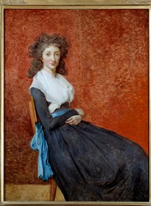 صورة مدام تشارلز لويس ترودين (1769-1802) لوحة لجاك لويس ديفيد (1748-1825) صن. 1،30 x 0،98 م بواسطة جاك لويس ديفيد