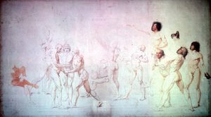 اليمين في ملعب التنس 1791. بواسطة جاك لويس ديفيد
