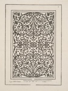 Design for Parterre, from Theatre des Plans et Jardinages, pub.1652 (engraving)