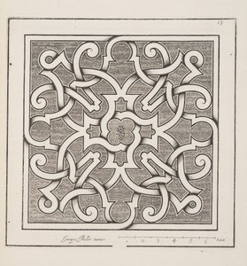 تصميم Parterre ، من مسرح des Plans et Jardinages ، حانة .1652