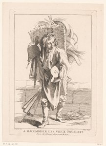 بائع الخوار A Racomoder les vieux Souflets (العنوان على الكائن) Cris de Paris (عنوان المسلسل) بائعو الشوارع في باريس (عنوان السلسلة)