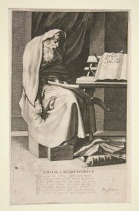 Chilo Lacedaemonius ، رقم 3 من سلسلة الحكماء السبعة في اليونان
