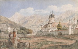منظر لـ Stams Abbey في تيرول بواسطة جاكوب ألت
