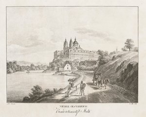 النمسا السفلى ، دير البينديكتين ملك ، 1819. بواسطة جاكوب ألت