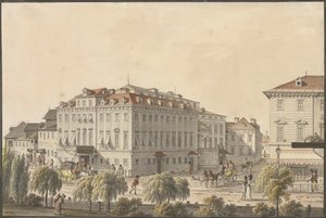 مسرح أن دير فين ، حوالي 1816.