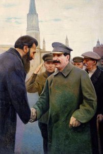 لقاء جوزيف ستالين (1879-1953) وأوتو شميدت
