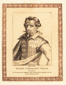 هندريك كورنيليش فروم ، رسام بحري هولندي للعصر الذهبي ، 1817 (حفر) بواسطة جيمس (1780 بعد 1820) جيرتن