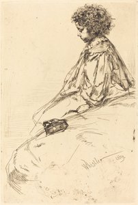 Bibi Lalouette, 1859.  بواسطة جيمس أبوت ماكنيل ويسلر