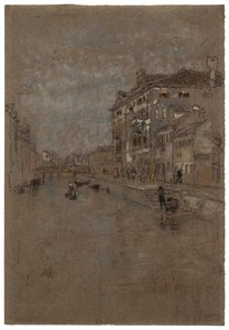 قناة في مستودع فينيسيا للتبغ ، 1879-1880. بواسطة جيمس أبوت ماكنيل ويسلر
