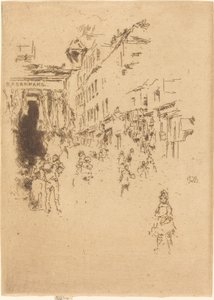 شارع Cutler ، Hounsditch ، 1887. بواسطة جيمس أبوت ماكنيل ويسلر