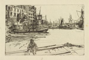 إيجل وارف تيزاك وايتلي وشركاه ، 1859. بواسطة جيمس أبوت ماكنيل ويسلر