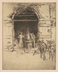 فلامنج فورج 1901. بواسطة جيمس أبوت ماكنيل ويسلر