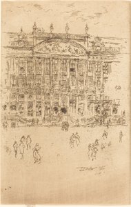 Grand 'Place ، بروكسل ، 1887. بواسطة جيمس أبوت ماكنيل ويسلر