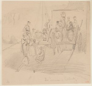 شباب في كوبلنتز 1858. بواسطة جيمس أبوت ماكنيل ويسلر